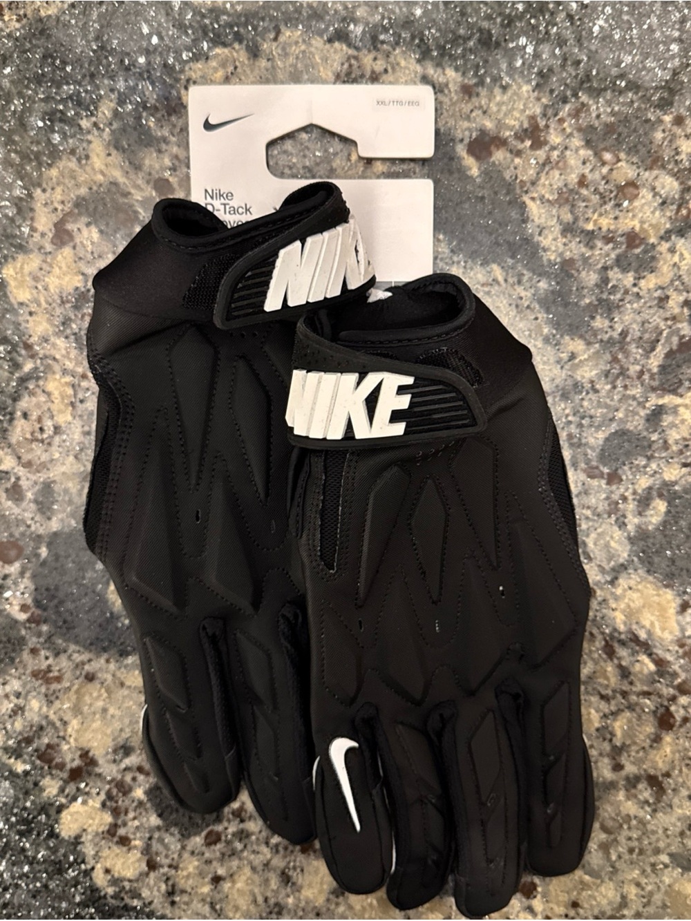 Nike D-Tack XXL Football Gloves Lineman Padded Upper NEW w/Tags